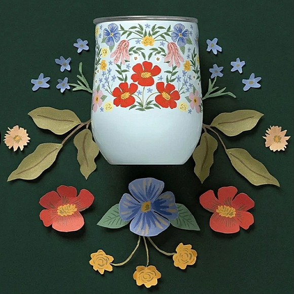 Rifle Paper Co. Other - 💥BUY 3 GET 3 FREE RIFLE PAPER CO. STEMLESS WINE CUP 12 OZ.